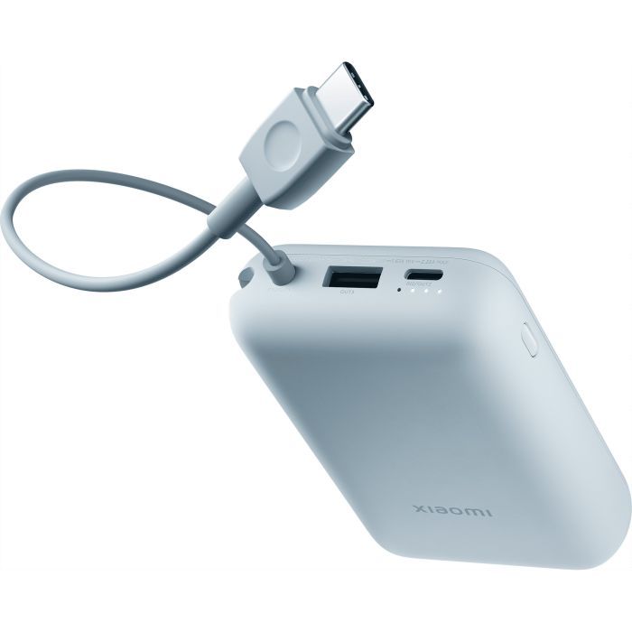Батарея универсальная Xiaomi 10000mAh 22.5W, Integrated Cable, blue (BHR9073GL) изображение 4