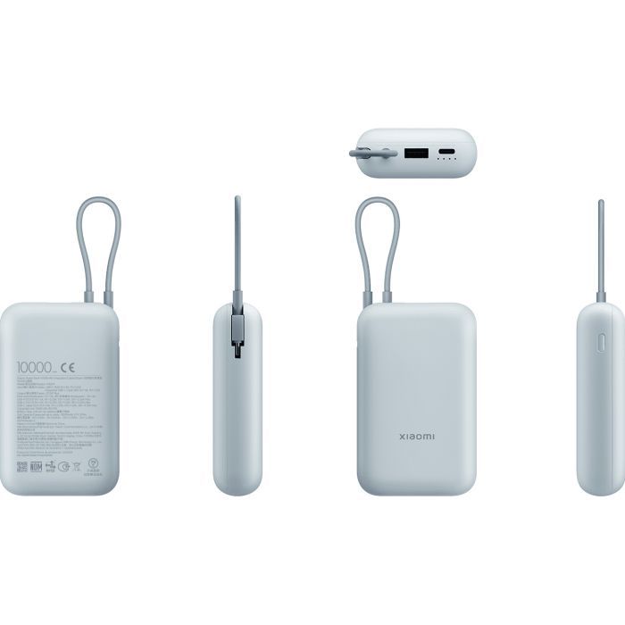 Батарея универсальная Xiaomi 10000mAh 22.5W, Integrated Cable, blue (BHR9073GL) изображение 9
