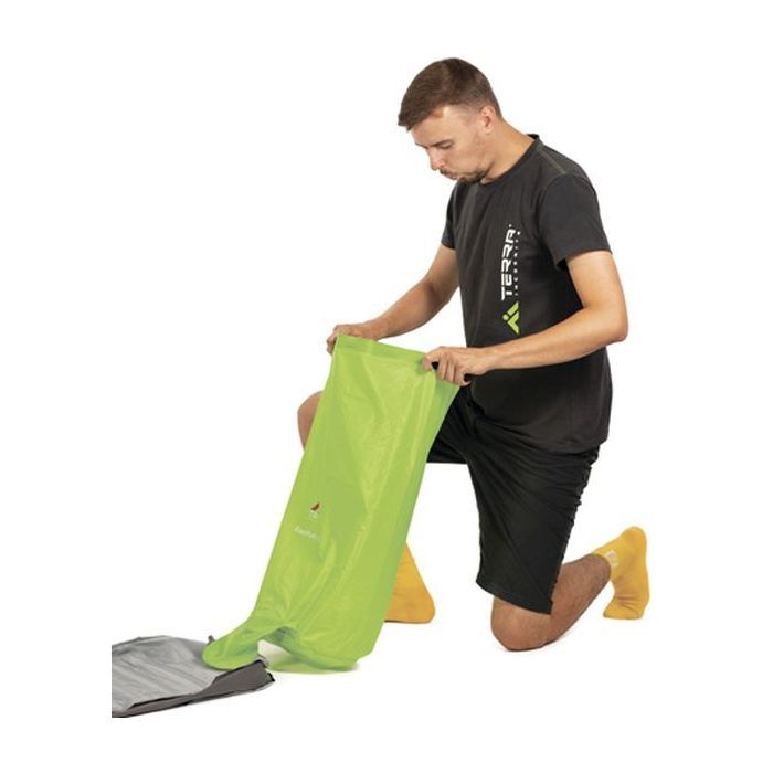 Гермомешок Terra Incognita FastPump 40L з насосом Light Green (4823081506218) изображение 6