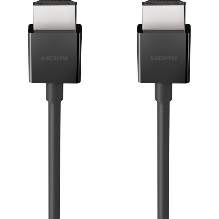 Кабель мультимедійний HDMI to HDMI 2.0m v2.1 High Speed Ethernet Belkin (AV10175BT2MBKV2) зображення 6