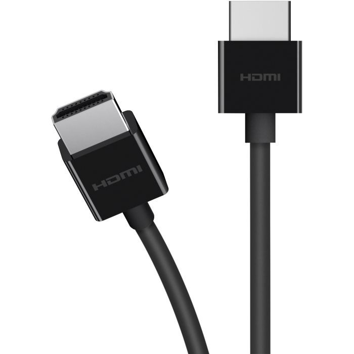 Кабель мультимедійний HDMI to HDMI 2.0m v2.1 High Speed Ethernet Belkin (AV10175BT2MBKV2) зображення 7