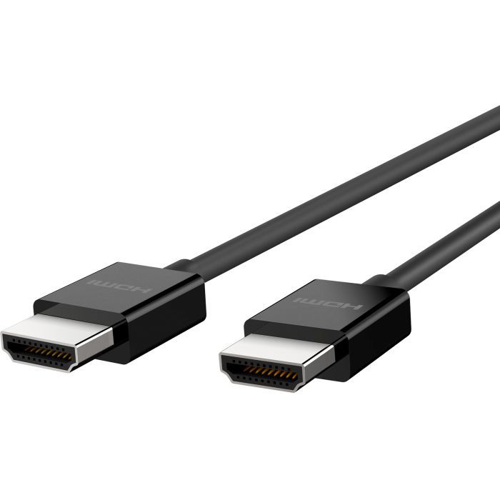 Кабель мультимедійний HDMI to HDMI 2.0m v2.1 High Speed Ethernet Belkin (AV10175BT2MBKV2) зображення 8