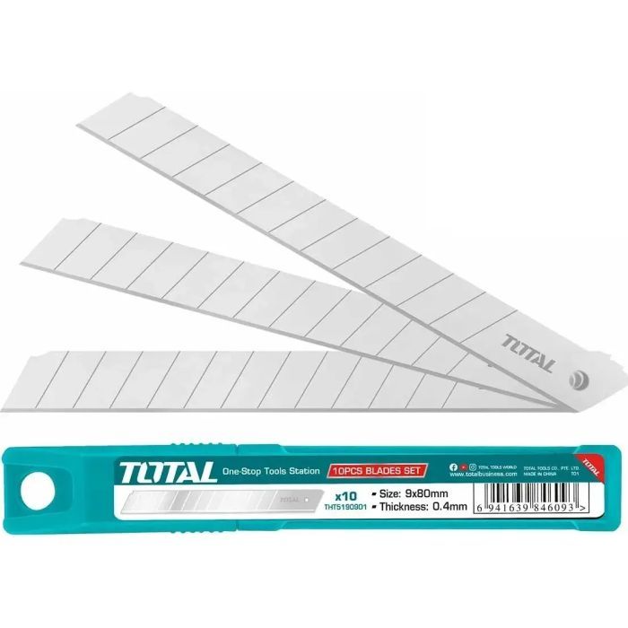 Лезвие Total THT5190901 леза для ножів 9мм,10шт. (THT5190901)