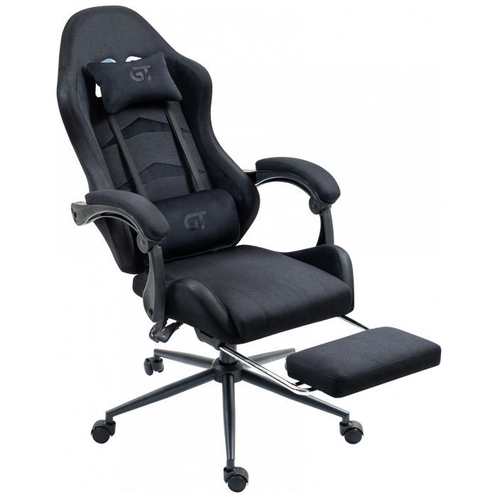 Кресло игровое GT Racer X-2325 Fabric Black LED (X-2325 Fabric Black L) изображение 3