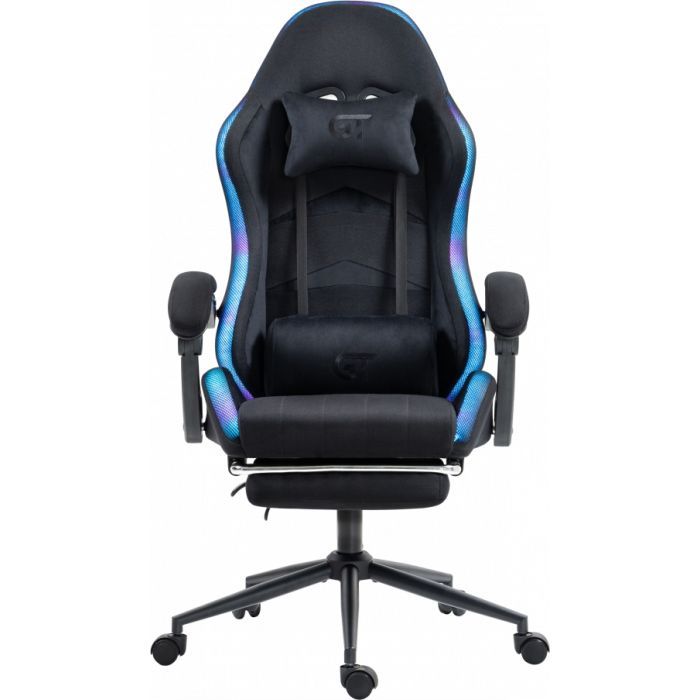 Кресло игровое GT Racer X-2325 Fabric Black LED (X-2325 Fabric Black L) изображение 6