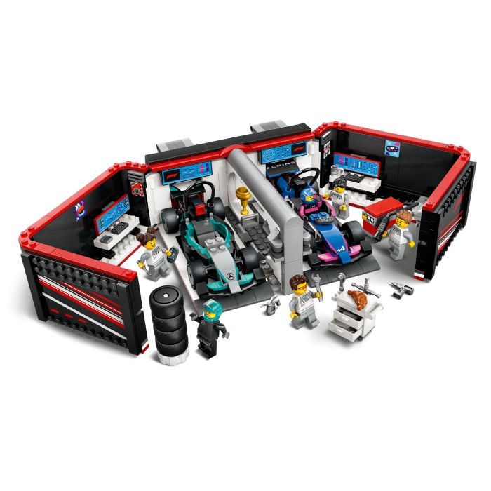 Конструктор LEGO City Гараж F1 та автомобілі Mercedes-AMG і Alpine (60444) зображення 3