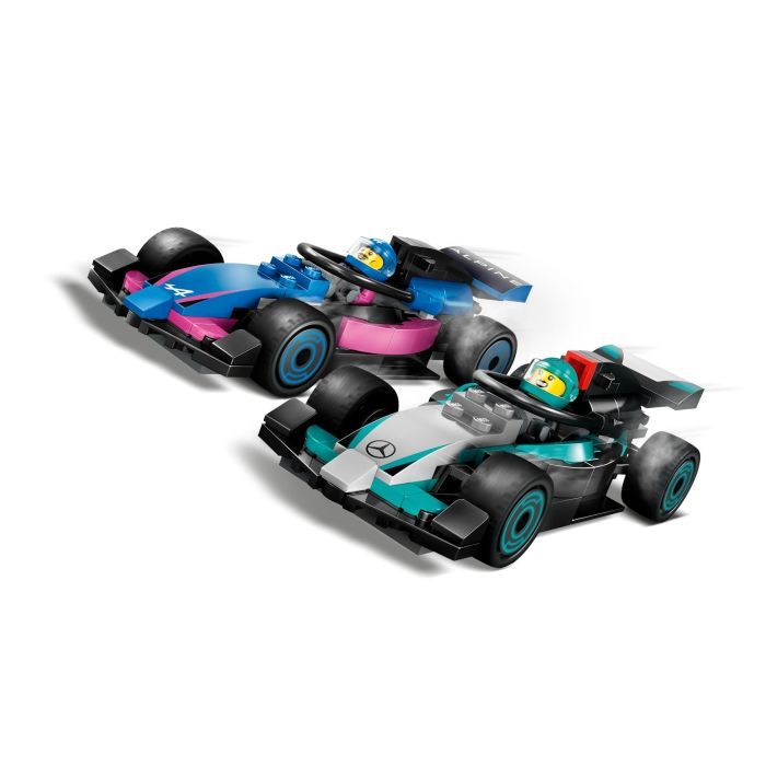 Конструктор LEGO City Гараж F1 та автомобілі Mercedes-AMG і Alpine (60444) зображення 4
