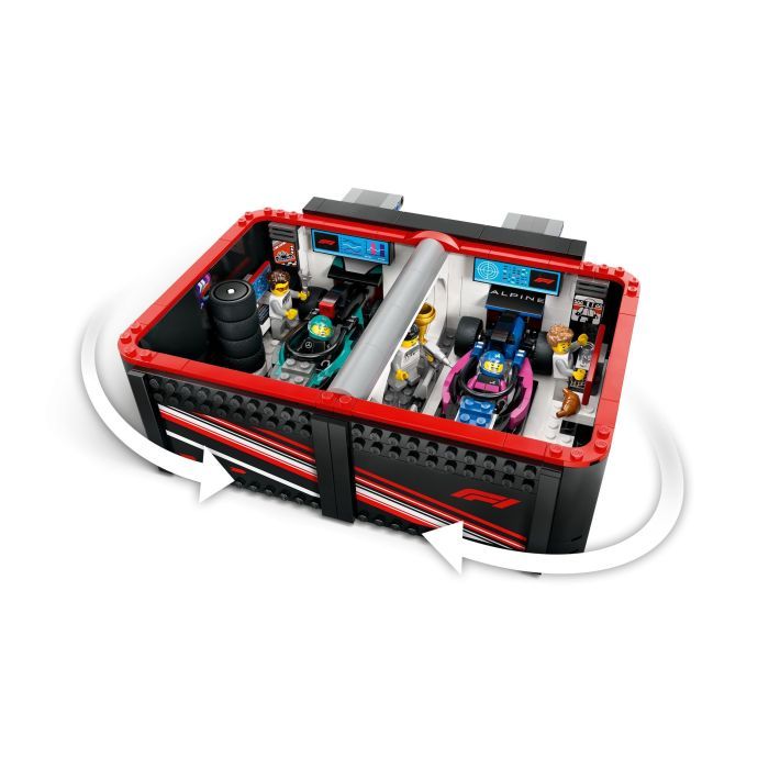 Конструктор LEGO City Гараж F1 та автомобілі Mercedes-AMG і Alpine (60444) зображення 5