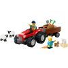 Конструктор LEGO City Червоний фермерський трактор із причепом і вівцями (60461) зображення 2