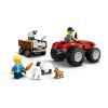 Конструктор LEGO City Червоний фермерський трактор із причепом і вівцями (60461) зображення 3