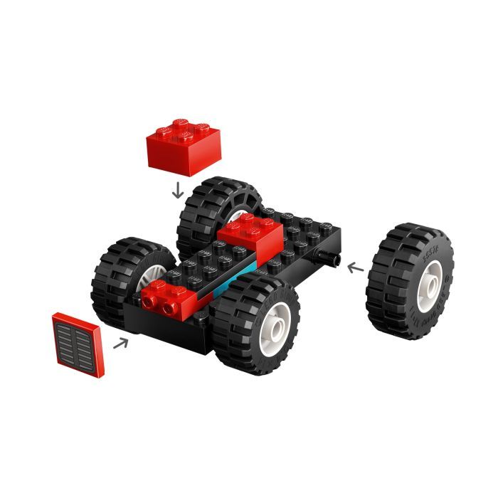 Конструктор LEGO City Червоний фермерський трактор із причепом і вівцями (60461) зображення 4
