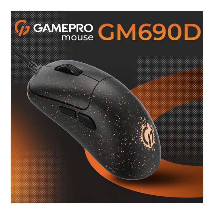 Мышка GamePro GM690D USB Black/Orange (GM690D) изображение 5