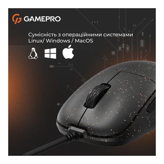 Мышка GamePro GM690D USB Black/Orange (GM690D) изображение 8