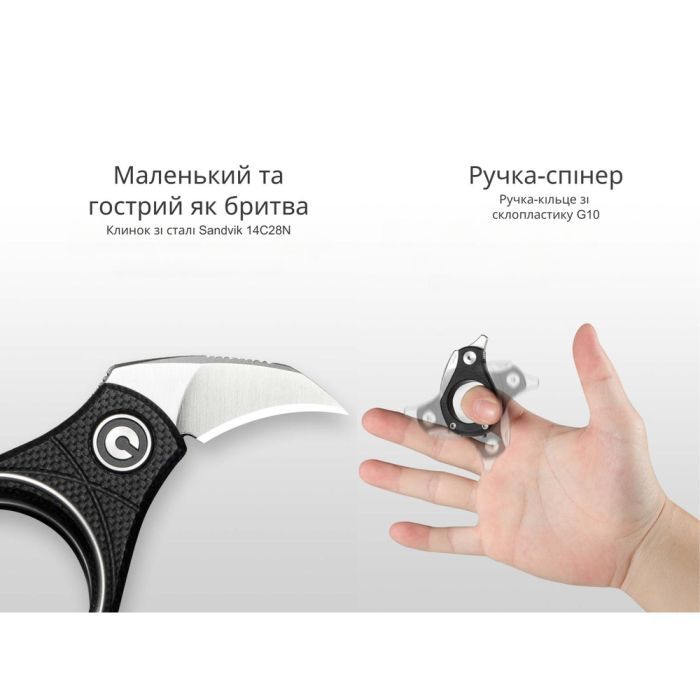 Ніж Civivi Pyrus, Carbon, Satin (C23038-3) зображення 11