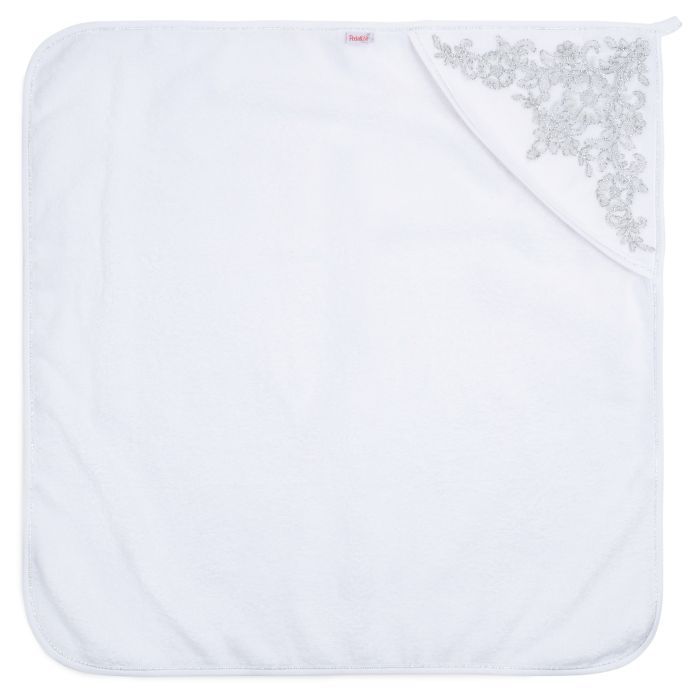 Крижма дитяча Pedaliza зі срібною вишивкою (291-white) зображення 2
