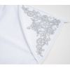 Крижма дитяча Pedaliza зі срібною вишивкою (291-white) зображення 3