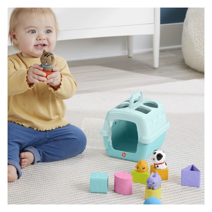 Розвиваюча іграшка Fisher-Price Сортер Переноска з тваринками (HTW93) зображення 7