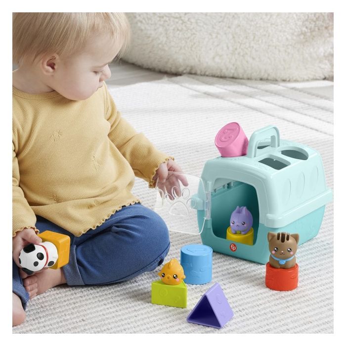 Розвиваюча іграшка Fisher-Price Сортер Переноска з тваринками (HTW93) зображення 8