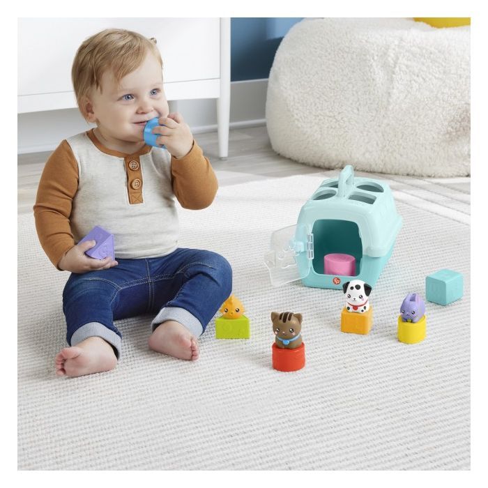 Розвиваюча іграшка Fisher-Price Сортер Переноска з тваринками (HTW93) зображення 9