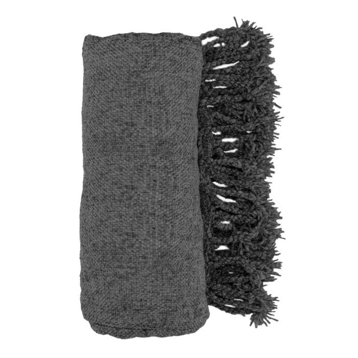 Плед Ardesto Chenille 140х190см, 100% поліестер, сірий темний (ART0203CH) зображення 2