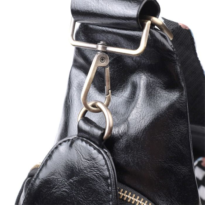 Сумка Vintage Женская из экокожи Черная (22776) изображение 5