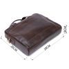 Сумка Vintage Мужская кожаная Коричневая (20679) изображение 3