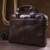 Сумка Vintage Мужская кожаная Коричневая (20679) изображение 9