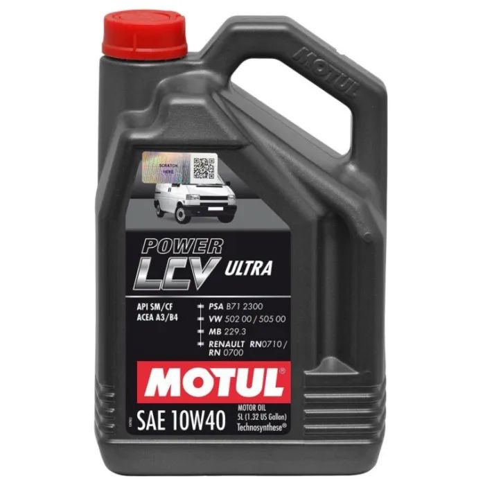 Моторное масло MOTUL Power LCV Ultra SAE 10W-40 5л