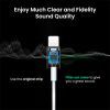 Переходник Lightning to 3.5 mm 0.1m Headphone Jack Adapter Model US212 white Ugreen (30759) изображение 5