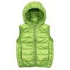 Жилет детский Kurt пуховый с капюшоном (V-HT-580T-140-green)