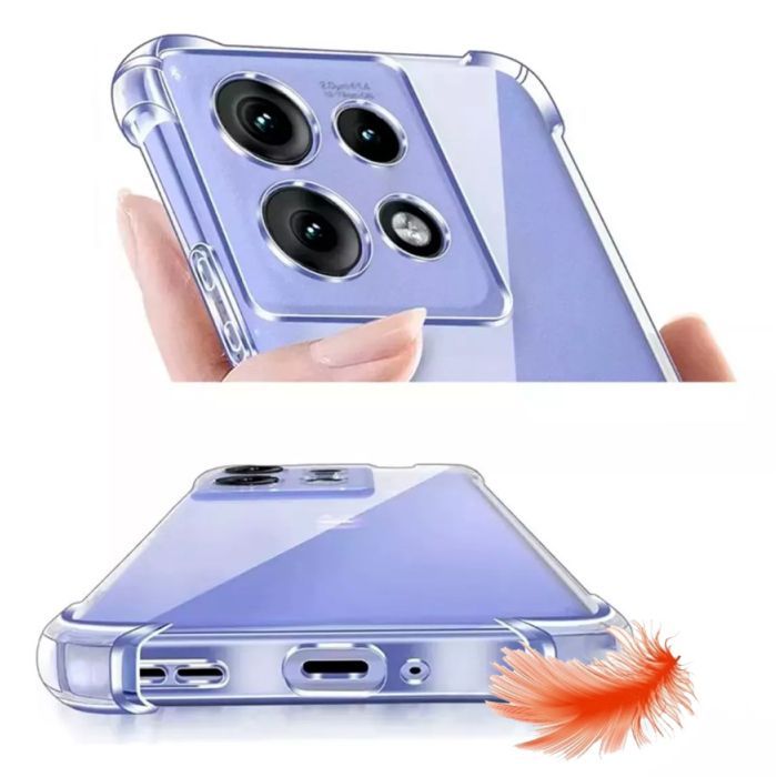 Чохол до мобільного телефона BeCover Anti-Shock Motorola Edge 50 Clear (713149) зображення 3
