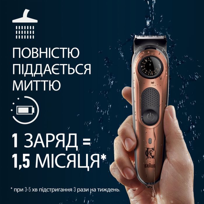 Тример Gillette King C. Beard Trimmer Pro Для бороди (8700216659659) зображення 7