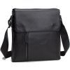 Сумка Vintage Мессенджер кожаная Черная (14576) изображение 2