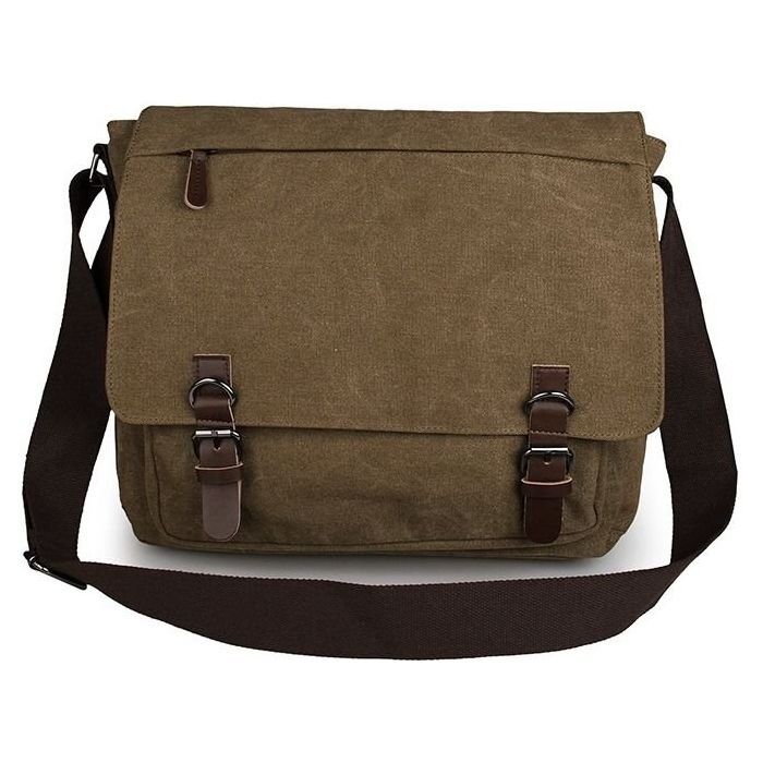 Сумка Vintage Коричневая (14588) изображение 2