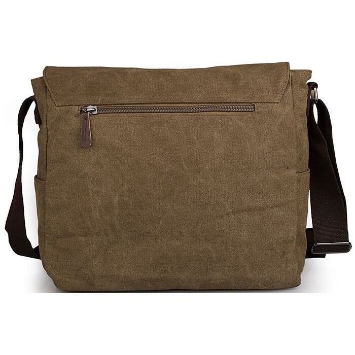 Сумка Vintage Коричневая (14588) изображение 7