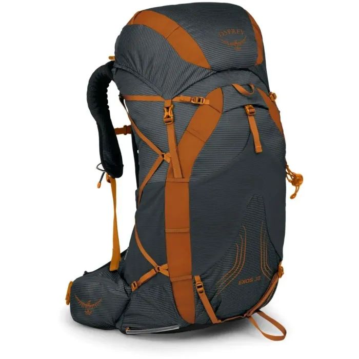 Рюкзак туристичний Osprey Exos 38 dark charcoal - L/XL - темно-сірий (009.3820)