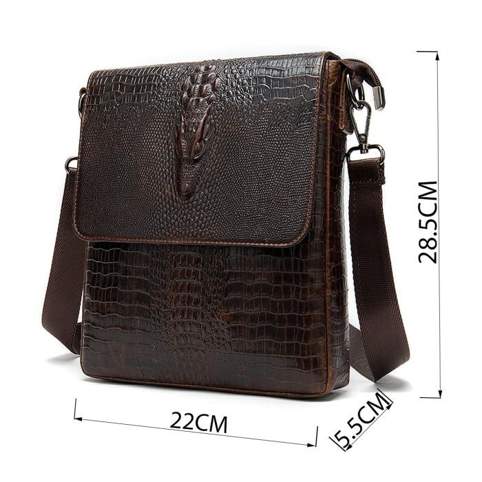 Сумка Vintage Коричнева (20039) зображення 3