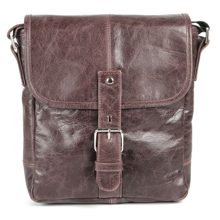 Сумка Shvigel Кожаная Коричневая (00855) изображение 2