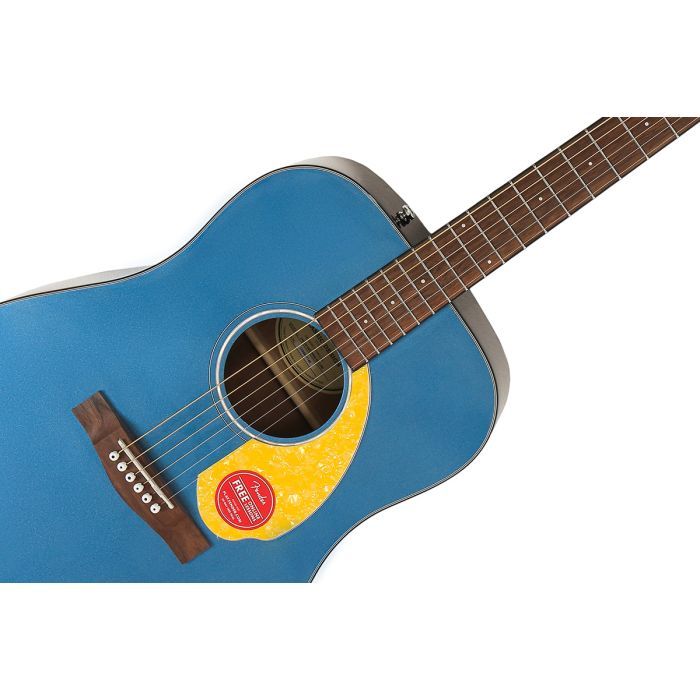 Гитара акустическая Fender CD-60S Blue Pearl w/Yellow Pickguard (236278) изображение 3