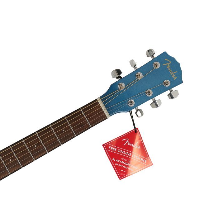 Гитара акустическая Fender CD-60S Blue Pearl w/Yellow Pickguard (236278) изображение 4