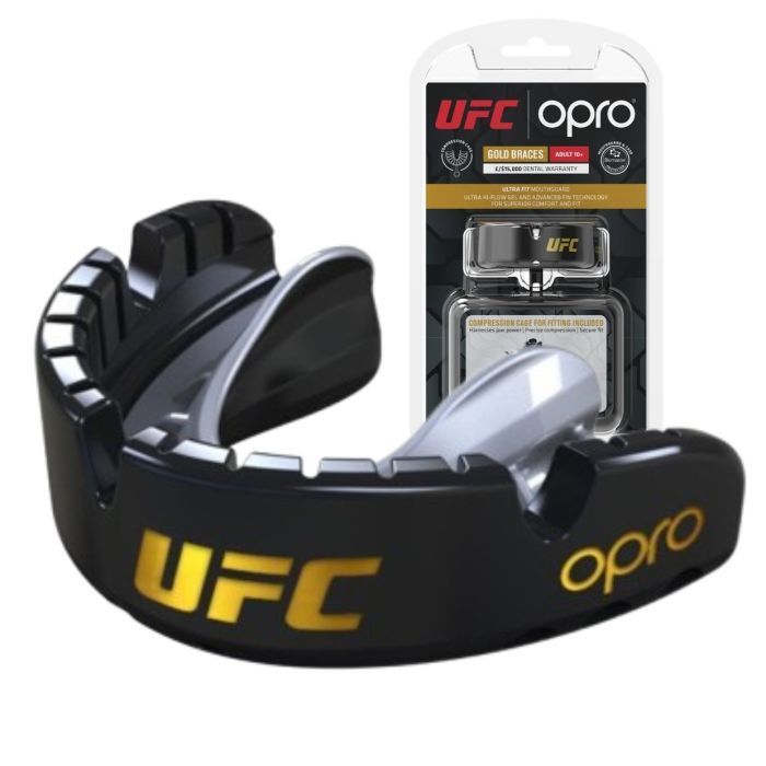 Капа Opro Gold Braces під брекети Dark Bluel/Pearl (102506002) (Gold_Braces_Blue/Pearl)