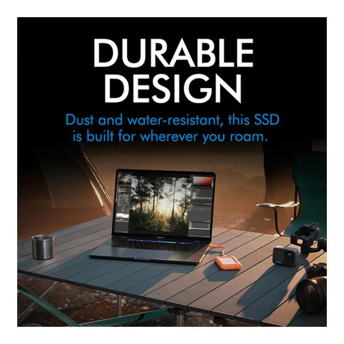 Накопичувач SSD USB Type-C 500GB Rugged Mini LaCie (STMF500400) зображення 7