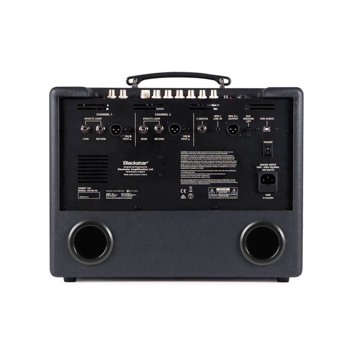 Комбопідсилювач Blackstar Sonnet 120 Acoustic Black (301040) зображення 3