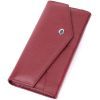 Гаманець ST Leather З натуральної шкіри Бордовий (22547)