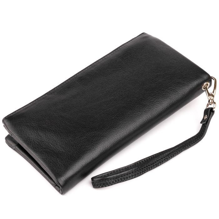 Кошелек ST Leather Из кожи с карманом для мобильного Розовый (19313) изображение 2