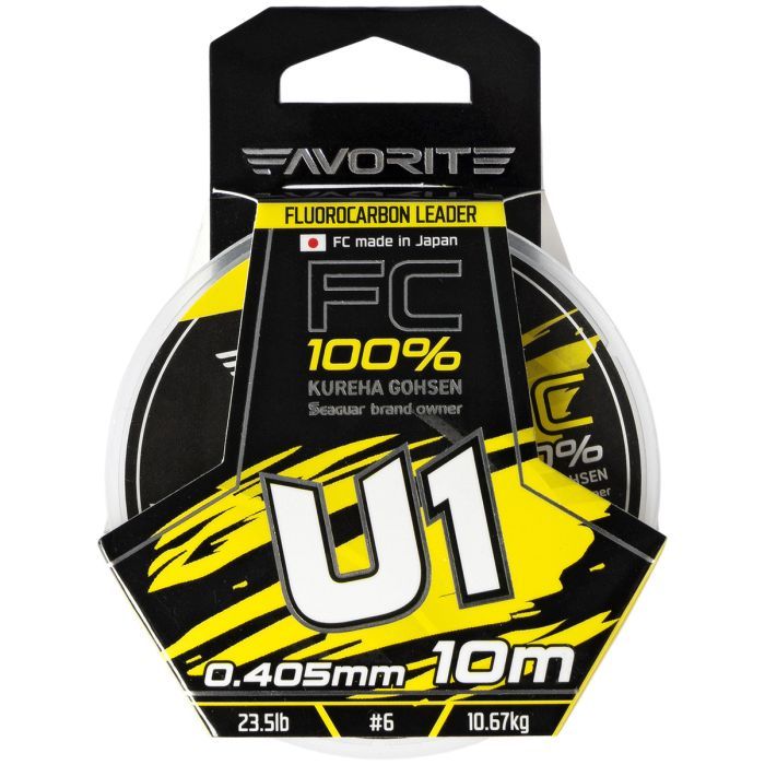 Флюорокарбон Favorite U1 FC 10m 3.5/0.31mm 14.1lb/6.38kg (1693.11.82) изображение 2