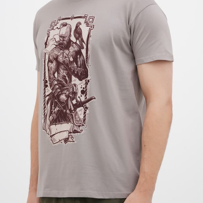 Футболка Sol's Imperial Cossack with hawk світло-сірий L (11500380/396L) изображение 3