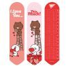 Закладки для книг Yes 2D Line Friends hearts (708136)