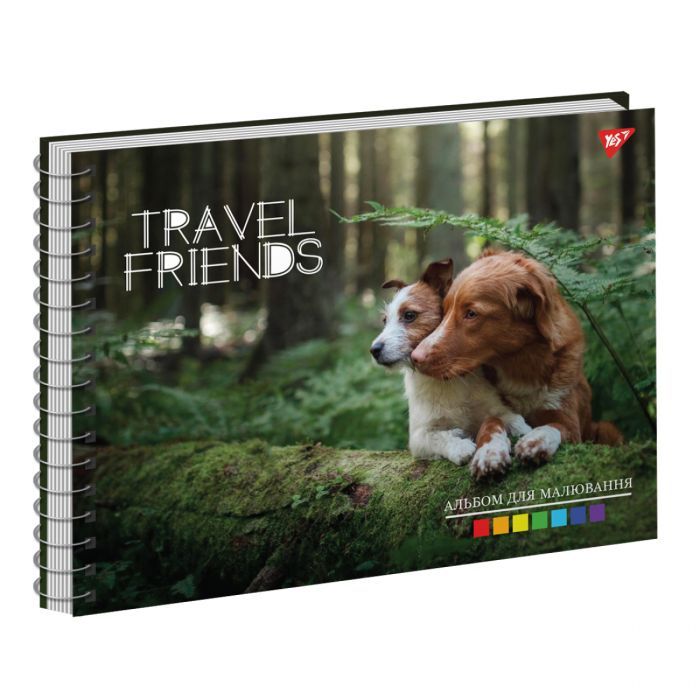 Альбом для малювання Yes А4 30 Спіраль Travel friends (130571) зображення 2
