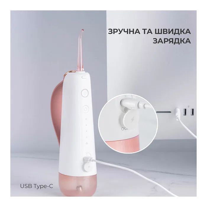 Іригатор Oclean W10 Pink NEW-2 NOZZLES (6970810555752) зображення 11